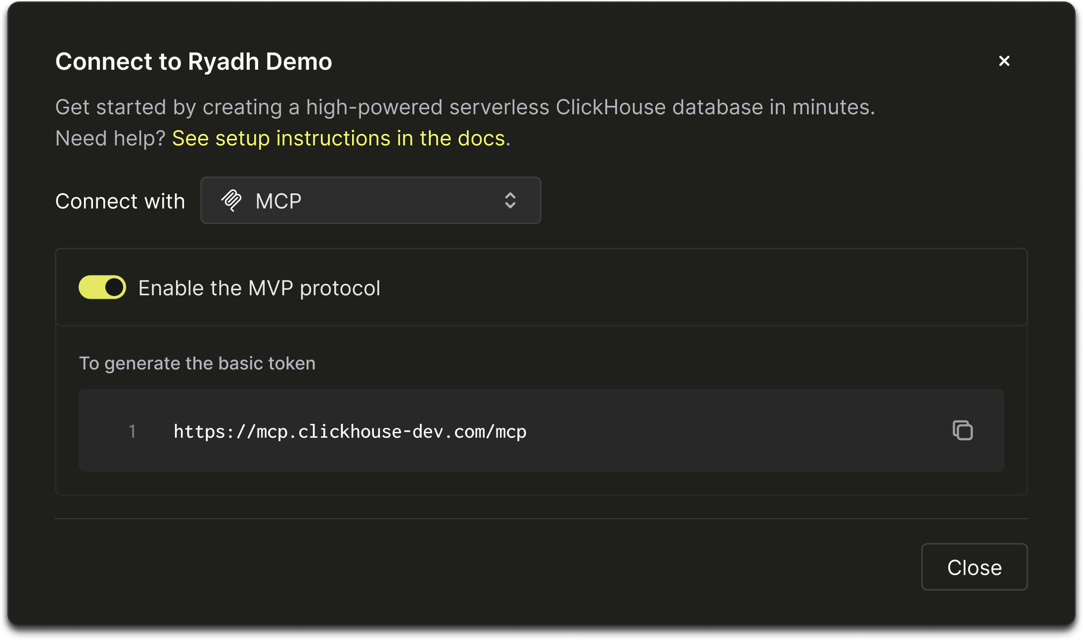 Включение MCP-сервера
